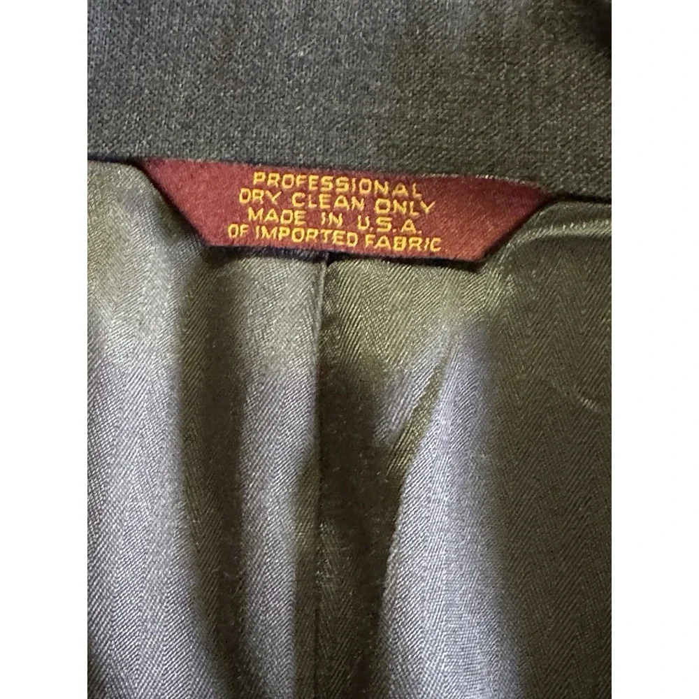 Corbin Ltd Gray‎ 2 Piece Suit Mens Blazer Pants USA Made Union Wool 42R